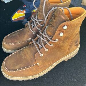 Timberland Men's Tan Leather Boots